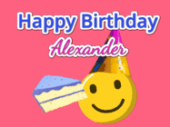Happy Birthday Alexander GIF