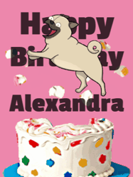 Happy Birthday Alexandra GIF