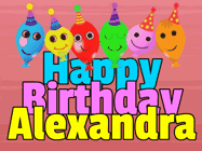 Happy Birthday Alexandra GIF