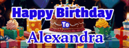 Happy Birthday Alexandra GIF