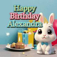 Happy Birthday Alexandra GIF