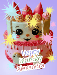 Happy Birthday Alexandra GIF