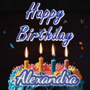 Happy Birthday Alexandra GIF