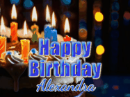 Happy Birthday Alexandra GIF