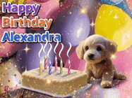 Happy Birthday Alexandra GIF
