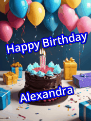 Happy Birthday Alexandra GIFs