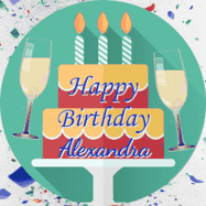 Happy Birthday Alexandra GIF