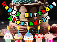 Happy Birthday Alexandria GIF
