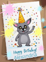 Happy Birthday Alexandria GIF