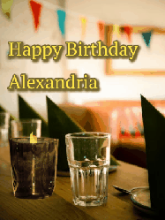 Happy Birthday Alexandria GIF