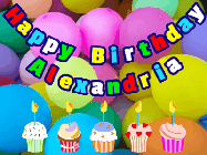 Happy Birthday Alexandria GIF