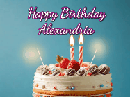 Happy Birthday Alexandria GIF