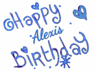 Happy Birthday Alexis GIF