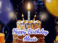 Happy Birthday Alexis GIF