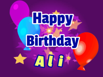Happy Birthday Ali GIF 15