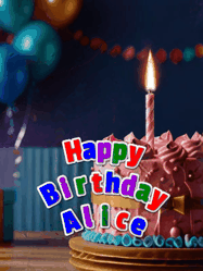 Happy Birthday Alice GIF