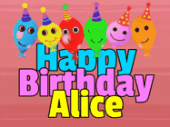 Happy Birthday Alice GIF