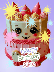 Happy Birthday Alice GIF