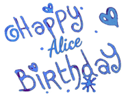 Happy Birthday Alice GIF