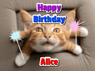 Happy Birthday Alice GIF