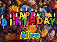 Happy Birthday Alice GIF