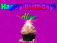 Happy Birthday Alice GIF
