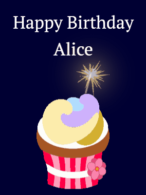 Happy Birthday Alice GIF 7