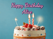 Happy Birthday Alice GIF
