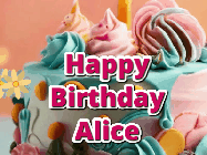 Happy Birthday Alice GIF
