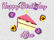 Happy Birthday Alice GIF