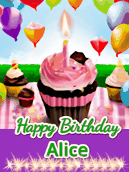 Happy Birthday Alice GIF