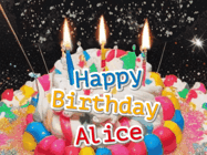 Happy Birthday Alice GIF