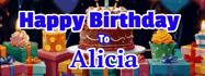 Happy Birthday Alicia GIF