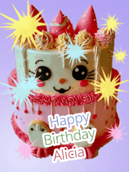 Happy Birthday Alicia GIF