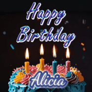 Happy Birthday Alicia GIF