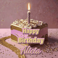 Happy Birthday Alicia GIF