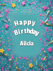 Happy Birthday Alicia GIF