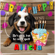 Happy Birthday Alicia GIF