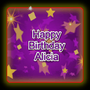 Happy Birthday Alicia GIF