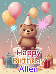 Happy Birthday Allen GIF