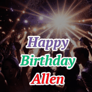 Happy Birthday Allen GIF