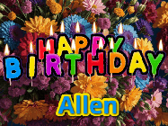 Happy Birthday Allen GIF