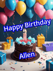 Happy Birthday Allen GIF