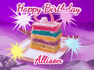 Happy Birthday Allison GIF