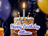 Happy Birthday Allison GIF