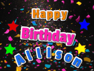 Happy Birthday Allison GIF