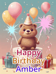 Happy Birthday Amber GIF