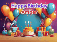 Happy Birthday Amber GIF