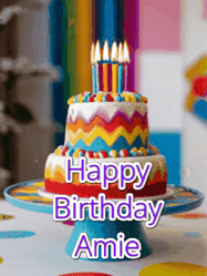 Happy Birthday Amie GIF