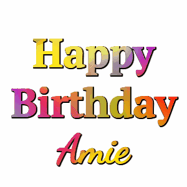 Happy Birthday Amie GIF